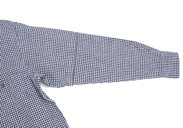 Papas Cotton Linen Gingham Check Shirt K-161114_011