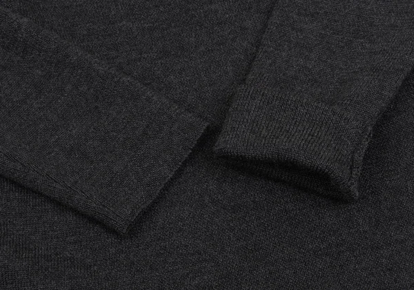 Yohji Yamamoto FEMME Wool Wide Neck Raglan Knit Sweater K-161115_006