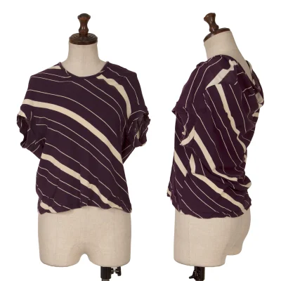 Yohji Yamamoto NOIR Striped Sleeveless Top