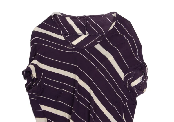 Yohji Yamamoto NOIR Striped Sleeveless Top K-161120_003