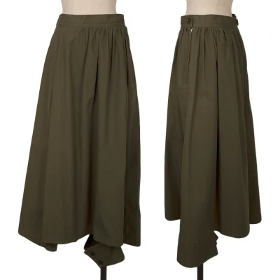 Yohji Yamamoto NOIR Asymmetrical Dropped Crotch Skirt Pants