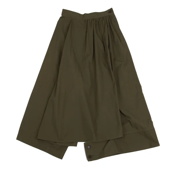Yohji Yamamoto NOIR Asymmetrical Dropped Crotch Skirt Pants K-161121_002