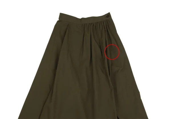 Yohji Yamamoto NOIR Asymmetrical Dropped Crotch Skirt Pants K-161121_003