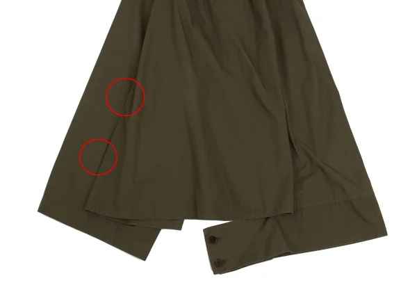 Yohji Yamamoto NOIR Asymmetrical Dropped Crotch Skirt Pants K-161121_008