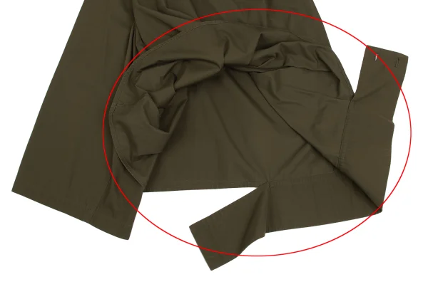Yohji Yamamoto NOIR Asymmetrical Dropped Crotch Skirt Pants K-161121_012