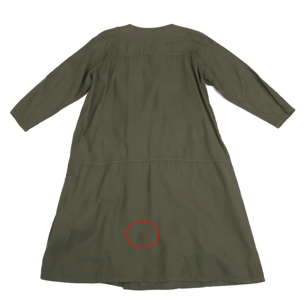 zucca Cotton Blend Snap Button 3/4 Sleeve Dress K-161123_012