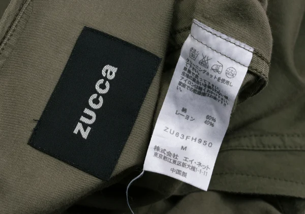 zucca Cotton Blend Snap Button 3/4 Sleeve Dress K-161123_016