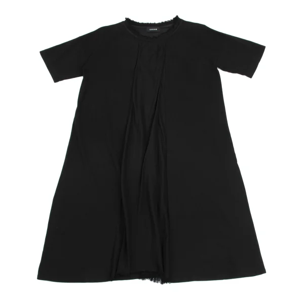 zucca Cotton Front Switching Design Cut-off Dress K-161124_002