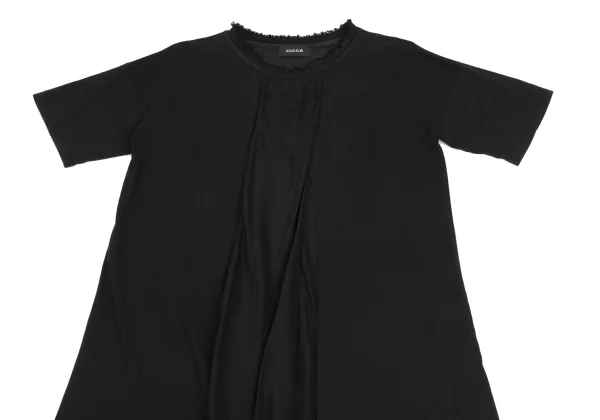 zucca Cotton Front Switching Design Cut-off Dress K-161124_003