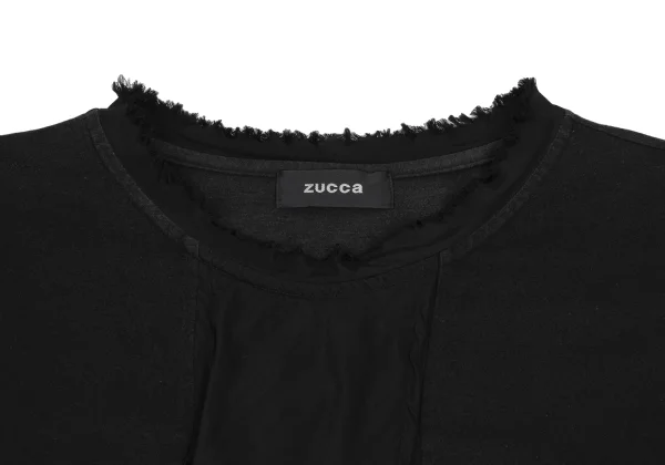 zucca Cotton Front Switching Design Cut-off Dress K-161124_004