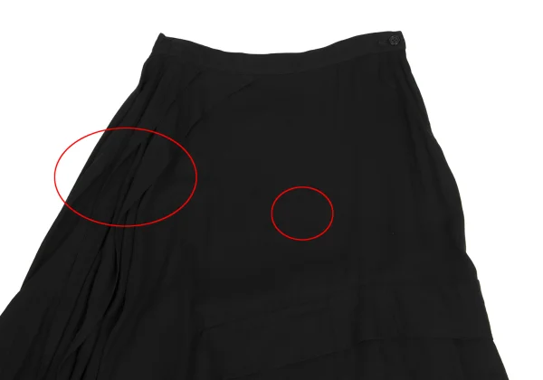 zucca Cotton Asymmetry Tiered Skirt K-161125_003