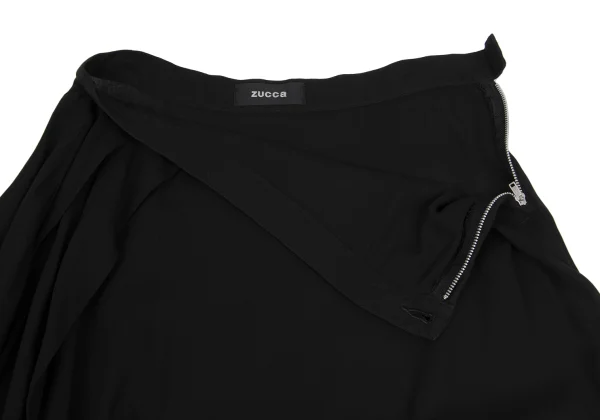 zucca Cotton Asymmetry Tiered Skirt K-161125_007