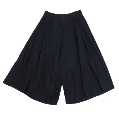 zucca Cotton Blend Tuck Wide Cropped Pants