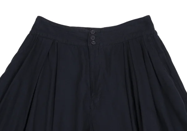 zucca Cotton Blend Tuck Wide Cropped Pants K-161126_002