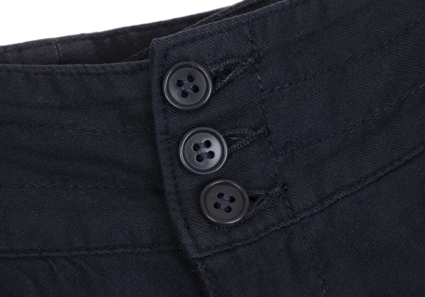 zucca Cotton Blend Tuck Wide Cropped Pants K-161126_003