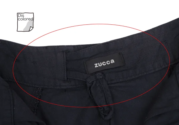 zucca Cotton Blend Tuck Wide Cropped Pants K-161126_006