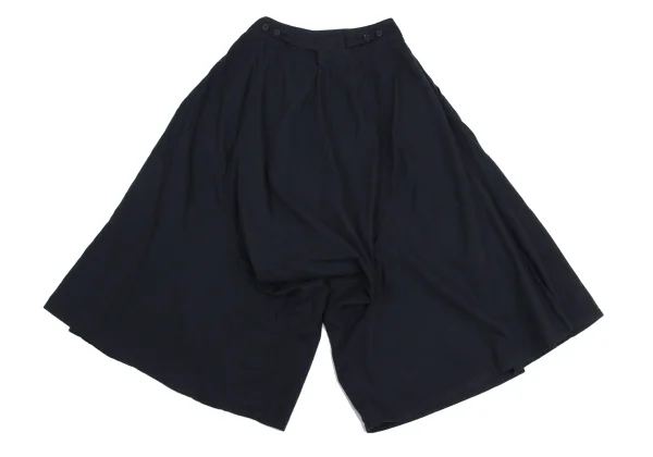 zucca Cotton Blend Tuck Wide Cropped Pants K-161126_009