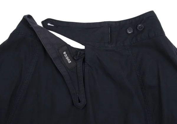 zucca Cotton Blend Tuck Wide Cropped Pants K-161126_011