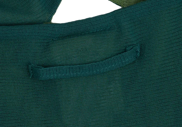 Jean Paul GAULTIER FEMME Bicolor Cache-Coeur Neck Mesh Camisole K-161132_010