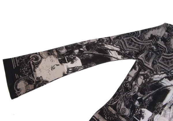 Jean Paul GAULTIER FEMME Cotton Printed String Design Cardigan K-161136_004