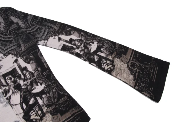 Jean Paul GAULTIER FEMME Cotton Printed String Design Cardigan K-161136_005