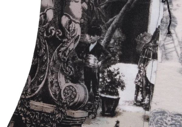 Jean Paul GAULTIER FEMME Cotton Printed String Design Cardigan K-161136_010