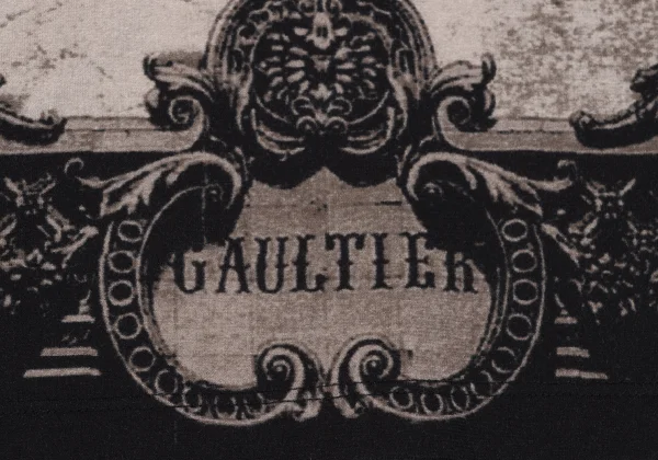 Jean Paul GAULTIER FEMME Cotton Printed String Design Cardigan K-161136_015