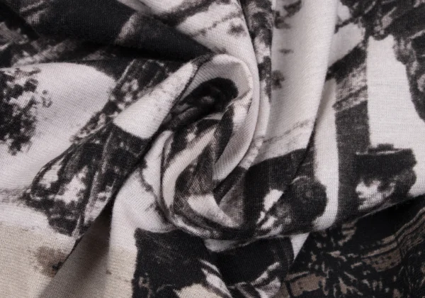 Jean Paul GAULTIER FEMME Cotton Printed String Design Cardigan K-161136_017