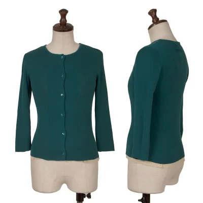 Jean Paul GAULTIER FEMME Mesh Layered Design Cotton Cardigan