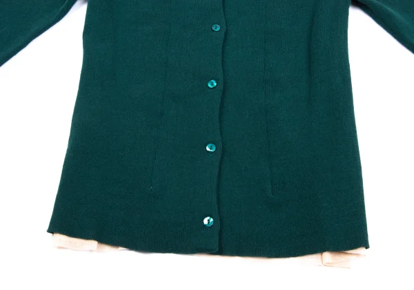 Jean Paul GAULTIER FEMME Mesh Layered Design Cotton Cardigan K-161137_008