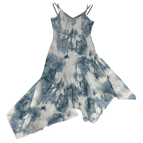 Jean Paul GAULTIER FEMME Floral Print Asymmetry Mesh Cami Dress K-161139_002