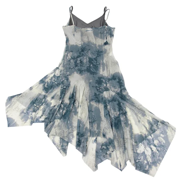 Jean Paul GAULTIER FEMME Floral Print Asymmetry Mesh Cami Dress K-161139_012