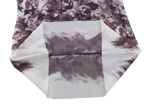 Jean Paul GAULTIER PARIS Floral Print Mesh Turtleneck Tank Top K-161146_012