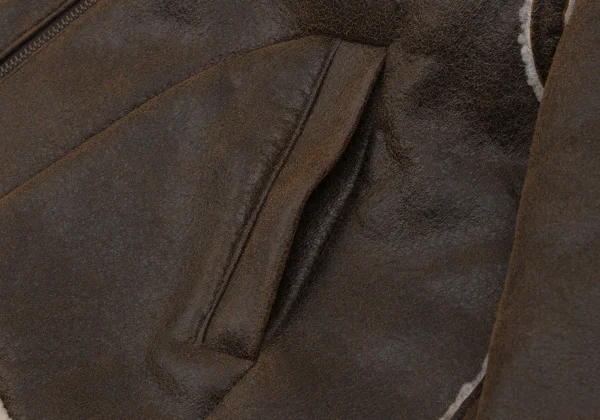 Jean Paul GAULTIER PARIS Synthetic Leather Short Mouton jacket K-161148_010
