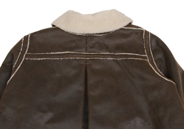 Jean Paul GAULTIER PARIS Synthetic Leather Short Mouton jacket K-161148_014