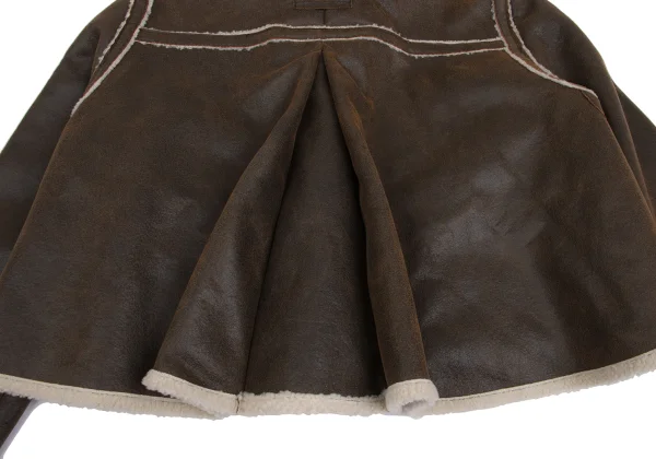 Jean Paul GAULTIER PARIS Synthetic Leather Short Mouton jacket K-161148_016