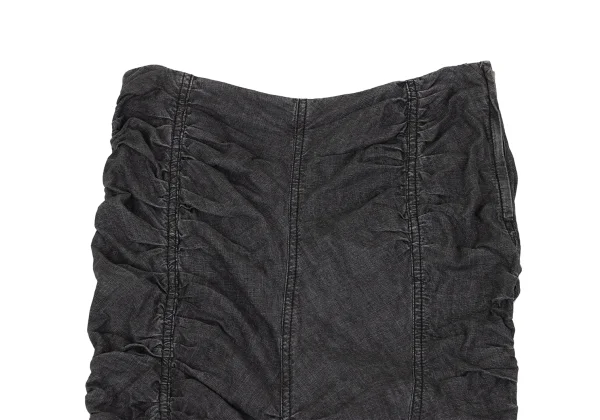 Jean Paul GAULTIER PARIS Cotton Gathered Design Mermaid Skirt K-161149_004