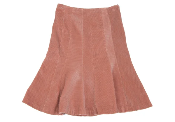 Jean Paul GAULTIER PARIS Cotton Switching Corduroy Flare Skirt K-161150_002