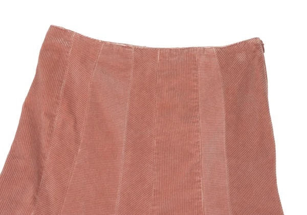 Jean Paul GAULTIER PARIS Cotton Switching Corduroy Flare Skirt K-161150_003