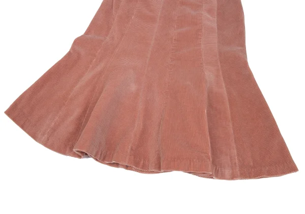Jean Paul GAULTIER PARIS Cotton Switching Corduroy Flare Skirt K-161150_006