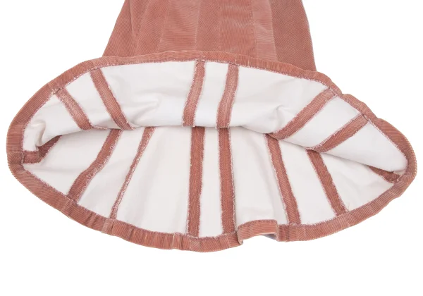 Jean Paul GAULTIER PARIS Cotton Switching Corduroy Flare Skirt K-161150_007