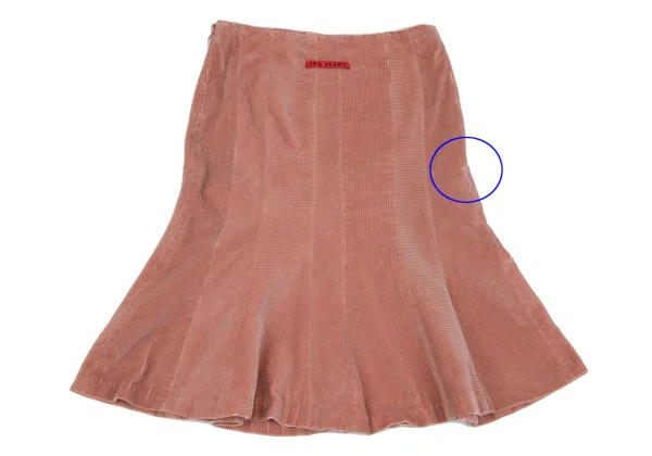 Jean Paul GAULTIER PARIS Cotton Switching Corduroy Flare Skirt K-161150_008