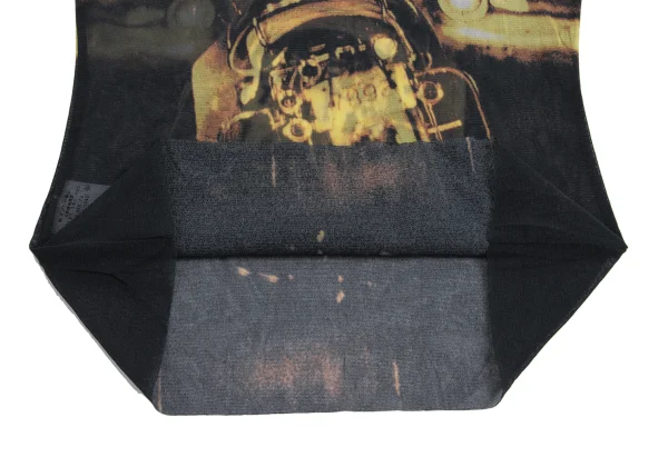 Jean's Paul GAULTIER Biker Print Mesh Turtleneck Sleeveless Top K-161151_010