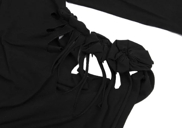 Jean Paul GAULTIER SOLEIL Side Cutting Corsage Design Stretch Top K-161156_008