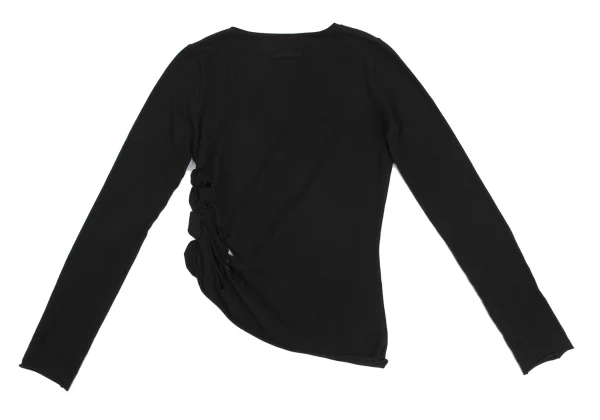 Jean Paul GAULTIER SOLEIL Side Cutting Corsage Design Stretch Top K-161156_010