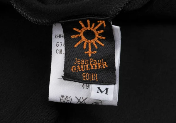Jean Paul GAULTIER SOLEIL Side Cutting Corsage Design Stretch Top K-161156_016