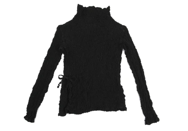ISSEY MIYAKE me Drawstring Design Cauliflower High-neck Top K-161158_002