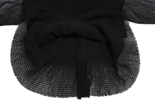 Unbranded Mesh Switching Front Frill Sleeveless Top K-161160_009