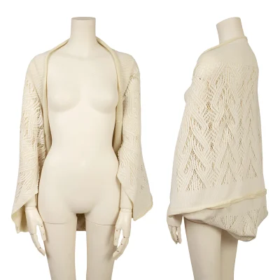 Unbranded Cutting Mesh Bolero Cardigan
