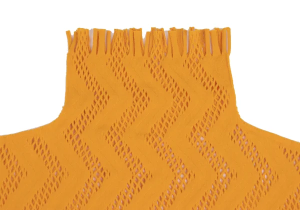 ISSEY MIYAKE A-POC INSIDE Zigzag Mesh Fringe Hight-neck Top K-161164_003